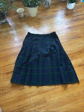 Pendleton Celebration Tartan 100% Virgin Wool Classic Plaid Skirt